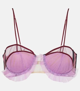 Reggiseno Exploding Flower in tulle | Nensi Dojaka