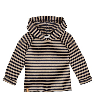 Baby - Felpa Leandre a righe con cappuccio | 1 + in the Family