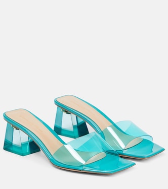 Pantoletten Cosmic mit Lackleder | Gianvito Rossi