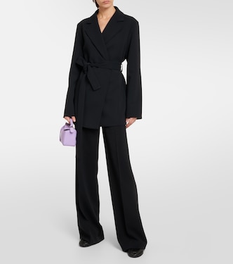 Pantaloni a gamba larga Alane in cady | Joseph