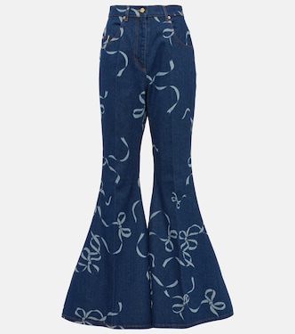 Jeans flared con stampa | Nina Ricci
