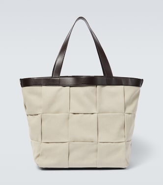 Tote Arco aus Canvas und Leder | Bottega Veneta