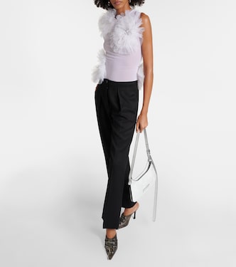 Ruffled mesh tank top | Acne Studios