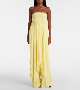 Pantaloni regular in jersey a vita alta | Alaïa