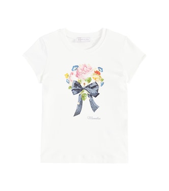 T-shirt in misto cotone con stampa | Monnalisa