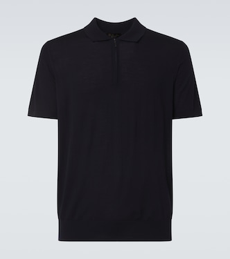 Wool zip-up polo shirt | Loro Piana