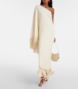 Arno fringed crêpe cady maxi dress | Taller Marmo