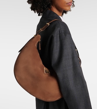 Sac Arque Large en daim | Prada