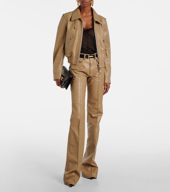 Pantaloni flared in pelle | Tom Ford