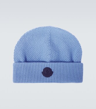 Logo virgin wool beanie | Moncler