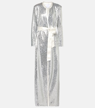 Allegra sequined wrap coat | Markarian