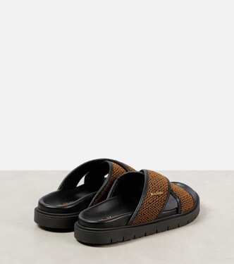 Party raffia slides | Max Mara