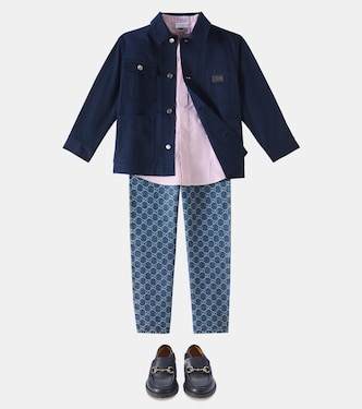 Jean droit GG en denim | Gucci Kids