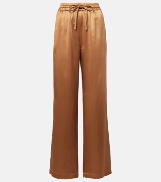 Weite Hose aus Seidensatin | Dolce&Gabbana