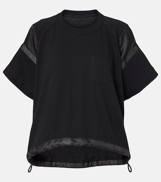 T-shirt in jersey di cotone | Sacai