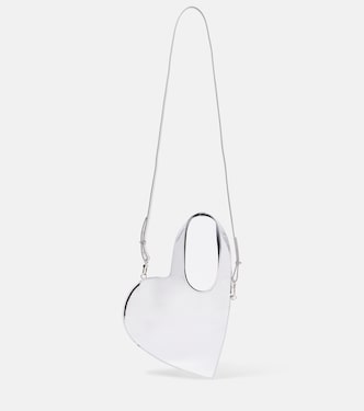 Tasche Baby Heart aus Metallic-Leder | Coperni