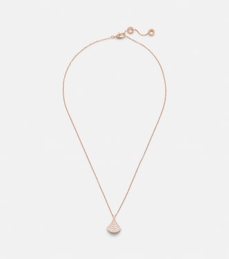 Diva's Dream 18kt rose gold necklace with diamonds | Bvlgari