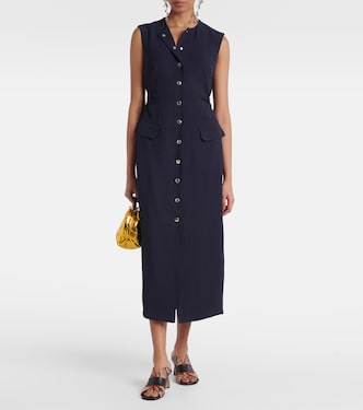 Abito midi in gabardine | Dries Van Noten