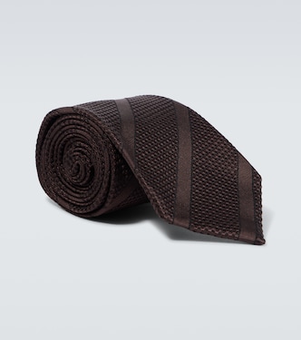 Striped silk tie | Tom Ford