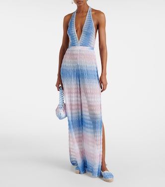 Wave semi-sheer jumpsuit | Missoni