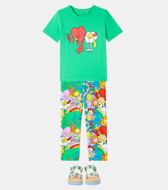 印花棉质针织T恤 | Stella McCartney Kids
