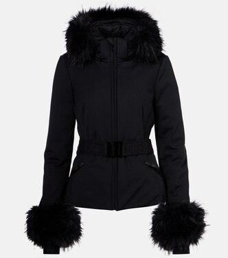 Chaqueta de esquí Giselle con pelo sintético | Goldbergh