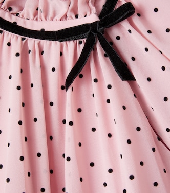 Vestido con volantes y lunares | Monnalisa