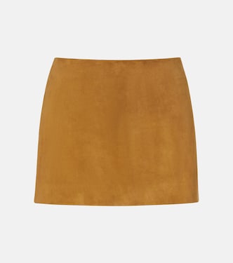 Jett suede miniskirt | Khaite