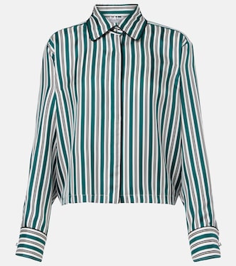 Chemise Brama rayée en soie | Max Mara