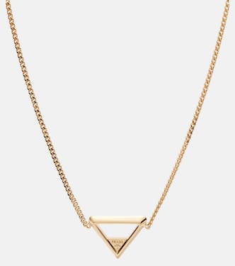 Collana a catena con logo | Prada