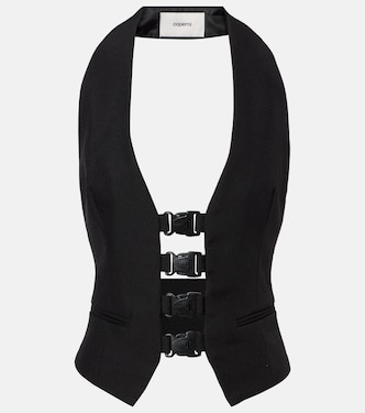 Halterneck open-back top | Coperni