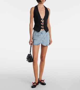 Halterneck open-back top | Coperni