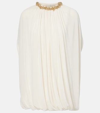 Embellished draped minidress | Xu Zhi