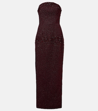 Tina embellished strapless gown | Clio Peppiatt