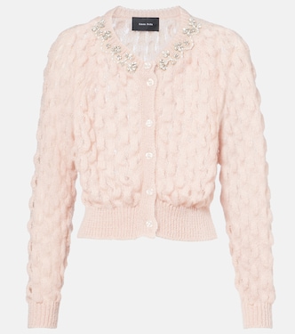 Embellished mohair-blend cardigan | Simone Rocha