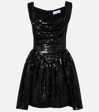 Mini Sunday sequined draped corset dress | Vivienne Westwood