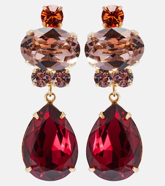 Ohrringe Catherine, 18kt vergoldet, mit Kristallen | Jennifer Behr