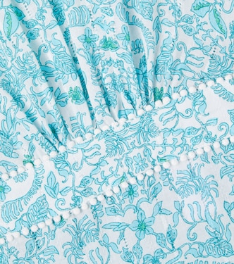 Chantal floral cotton dress | Poupette St Barth Kids