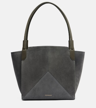 Victoria Small suede top-handle bag | Victoria Beckham