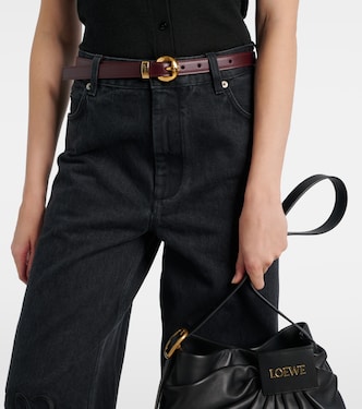 Pebble leather belt | Loewe