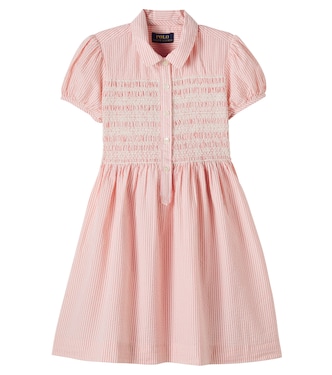 Kleid aus Baumwoll-Seersucker | Polo Ralph Lauren Kids
