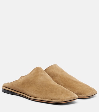 Slippers Piper aus Veloursleder | The Row