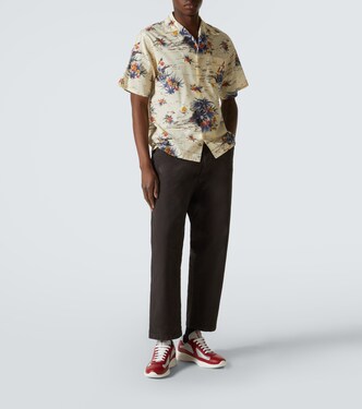 America's Cup leather-trimmed sneakers | Prada
