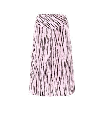 Falda midi Senga con estampado de serpiente | Baum und Pferdgarten