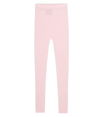 Leggings Comfy de cachemir acanalados | Loro Piana Kids