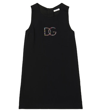 Crystal-embellished dress | Dolce&Gabbana Kids