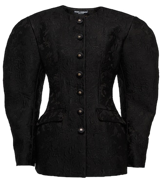 Jacquard cotton and silk jacket | Dolce&Gabbana