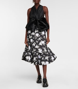 Top aus Samt | Noir Kei Ninomiya