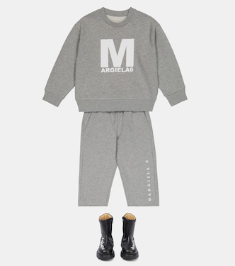 Pantalones en jersey de algodón | MM6 Maison Margiela Kids