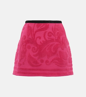 Minifalda de algodón en jacquard | Marine Serre